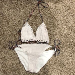 Crochet two piece bikini